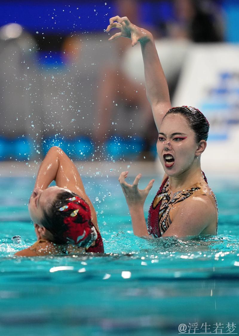 世界杯花样游泳总决赛：双人自由项目决赛